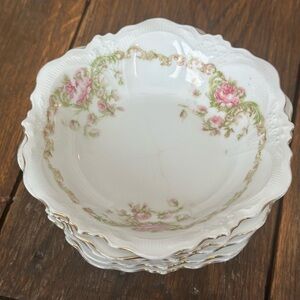 Z S & Co Floral Porcelain Berry Bowls